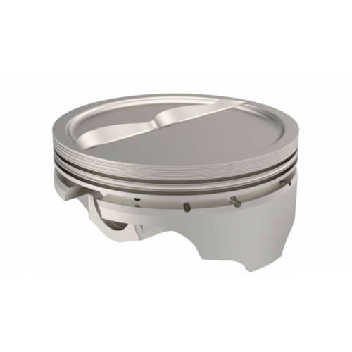 ICON Piston, 4.125 in. Bore, 1.5mm, 1.5mm, 3.0mm in. Ring Grooves, For Chevrolet 434 Rod 6.000 Dish 20cc 2V, .060 Oversized, w/ Rings, Each