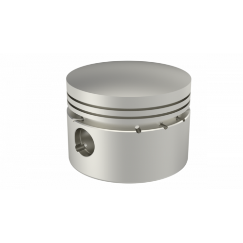 ICON Piston, 3.312 in. Bore, For Ford 284 Rod 7.000 .187 in. Dome -12.8cc, .030 Oversized, w/ Rings, Each