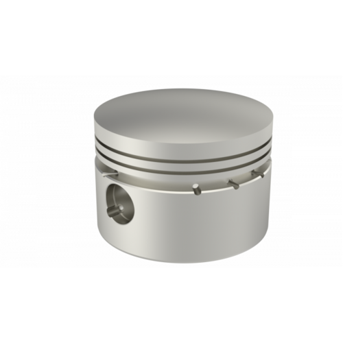 ICON Piston, 3.312 in. Bore, For Ford 293 Rod 7.000 .187 in. Dome -12.8cc, .030 Oversized, w/ Rings, Each