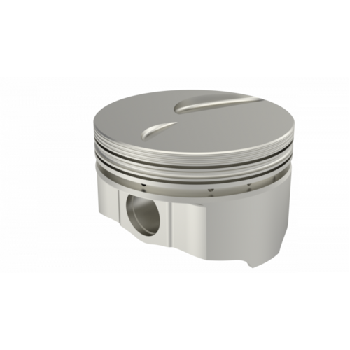 ICON Piston, 4.36 in. Bore, 1/16, 1/16, 3/16 in. Ring Grooves, For Ford 460 Rod 6.605 Flat Top +3.4cc 2V, .060 Oversized, w/ Rings, Each