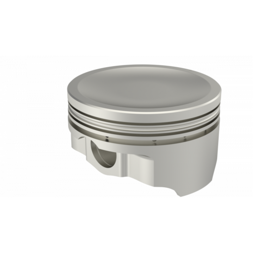 ICON Piston, 3.552 in. Bore, For Ford 4.9L Rod 5.850 Dish +10cc V8, .010 Oversized, w/ Rings, Each