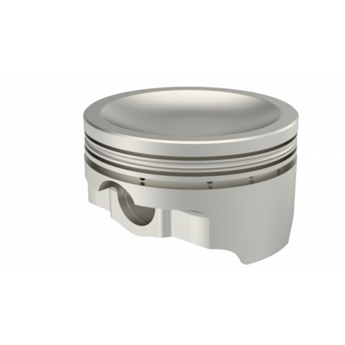 ICON Piston, 3.552 in. Bore, For Ford 4.9L Rod 5.850 Dish +18.1cc V8, .010 Oversized, w/ Rings, Each