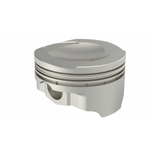 ICON Piston, 3.552 in. Bore, For Ford 4.9L Rod 5.850 Dish +10.1cc V8, .010 Oversized, w/ Rings, Each