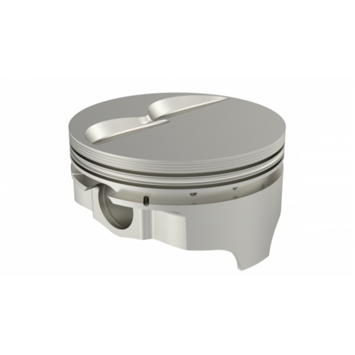 ICON Piston, 4 in. Bore, 1/16, 1/16, 3/16 in. Ring Grooves, For Ford 331 Rod 5.400 Flat Top +4.8cc 2V, .030 Oversized, w/ Rings, Each