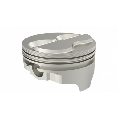 ICON Piston, 4 in. Bore, 1/16, 1/16, 3/16 in. Ring Grooves, For Chevrolet 383 Rod 6.000 Dome -6.3cc 2V, .030 Oversized, w/ Rings, Each