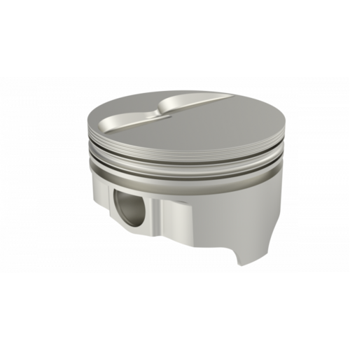 ICON Piston, 4 in. Bore, 1/16, 1/16, 3/16 in. Ring Grooves, For Chrysler 408 Rod 6.123 Flat Top +5cc 2V, .STD Oversized, w/ Rings, Each