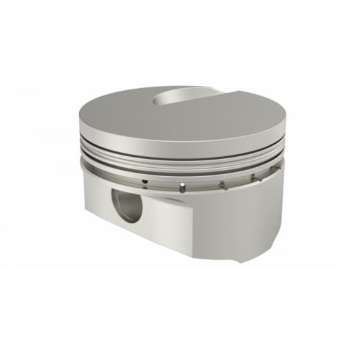 ICON Piston, 4.5 in. Bore, For Chevrolet BB, 4.500 in. Bore, For Flat Top Boosted, .125 Oversized, w/ Rings, Each