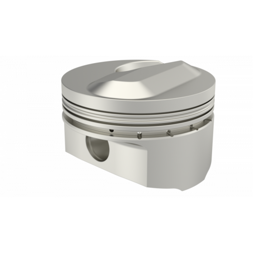 ICON Piston, 4.5 in. Bore, For Chevrolet BB, 4.500 in. Bore, For -17cc OC Dome, .110 Oversized, w/ Rings, Each