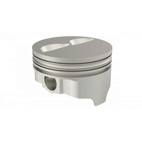 ICON Piston, 4.125 in. Bore, For Chevrolet 377 Rod 5.700 Flat Top +4.8cc 2V, .040 Oversized, w/ Rings, Each