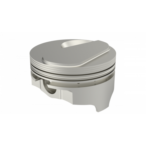 ICON Piston, 4.25 in. Bore, For Chevrolet 489 Rod 6.385 Solid Dome, -12cc 1V, .030 Oversized, w/ Rings, Each