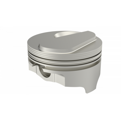 ICON Piston, 4.25 in. Bore, For Chevrolet 489 Rod 6.385 Hollow Dome, -20cc 1V, .030 Oversized, w/ Rings, Each