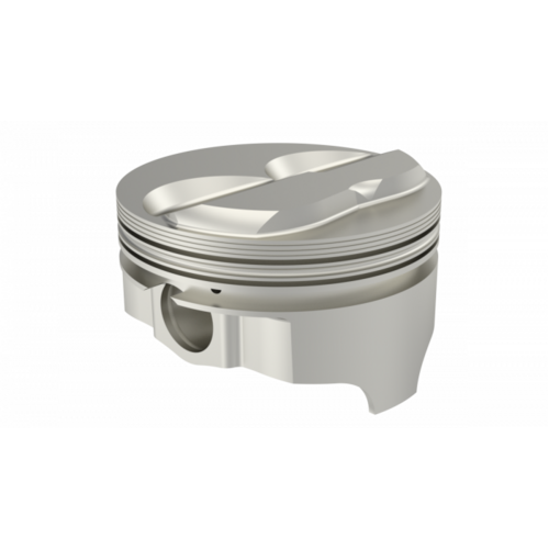 ICON Piston, 4 in. Bore, 1/16, 1/16, 3/16 in. Ring Grooves, For Chevrolet 350 Rod 6.000 Hollow Dome -10cc 2V, .020 Oversized, w/ Rings, Each