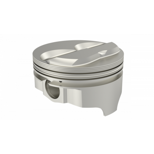 ICON Piston, 4 in. Bore, 1/16, 1/16, 3/16 in. Ring Grooves, For Chevrolet 350 Rod 6.000 Hollow Dome -10cc 2V, .040 Oversized, w/ Rings, Each