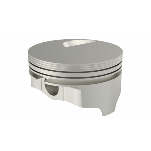 ICON Piston, 4.466 in. Bore, For Chevrolet 502 Rod 6.385 Flat Top +3cc 1V, .004 Oversized, w/ Rings, Each