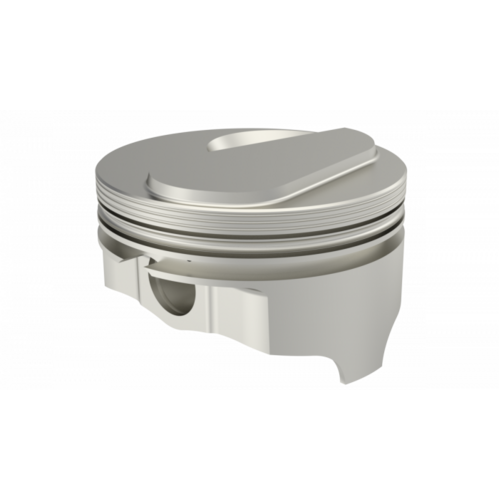 ICON Piston, 4.466 in. Bore, For Chevrolet 502 Rod 6.385 Hollow Dome, -17cc 1V, .004 Oversized, w/ Rings, Each