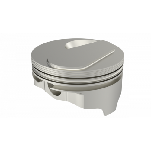 ICON Piston, 4.466 in. Bore, For Chevrolet 540 Rod 6.385 Solid Dome, -10cc 1V, .134 Oversized, w/ Rings, Each