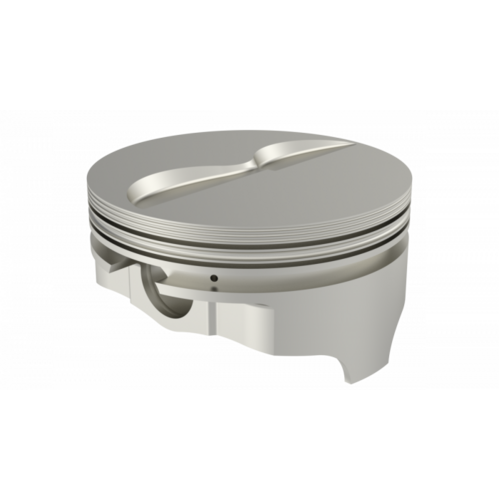 ICON Piston, 4.342 in. Bore, For Chrysler 498 Rod 6.768 Flat Top +4.5cc 2V, .033 Oversized, w/ Rings, Each