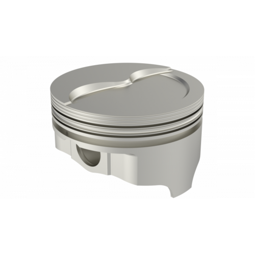 ICON Piston, 4.342 in. Bore, 1/16, 1/16, 3/16 in. Ring Grooves, For Chrysler 468 Rod 6.535 Step Dish +16.4cc 2V, .033 Oversized, w/ Rings, Each