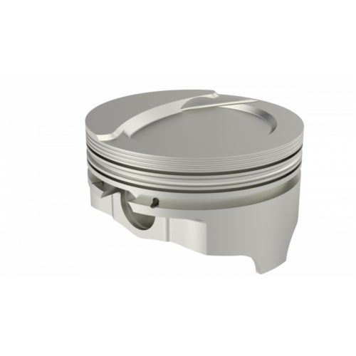 ICON Piston, 4.36 in. Bore, For Ford 502 Rod 6.800 Step Dish +28cc 1V, .030 Oversized, w/ Rings, Each