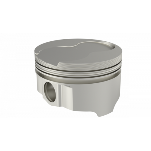 ICON Piston, 4.126 in. Bore, For Olds 455 Rod 6.735 Flat Top +14.4cc 2V, .040 Oversized, w/ Rings, Each