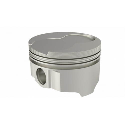 ICON Piston, 4.126 in. Bore, For Olds 455 Rod 6.735 Flat Top +14.4cc 2V, .060 Oversized, w/ Rings, Each
