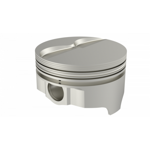 ICON Piston, 4.15 in. Bore, 1/16, 1/16, 3/16 in. Ring Grooves, For Pontiac 455 Rod 6.630 Flat Top +5.5cc 2V, .STD Oversized, w/ Rings, Each