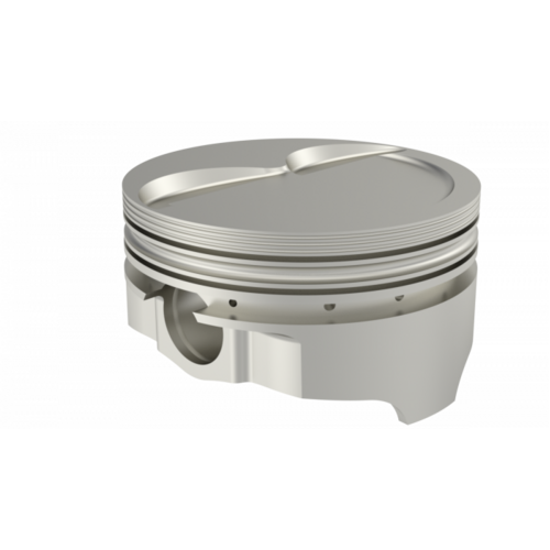ICON Piston, 4.125 in. Bore, 1/16, 1/16, 3/16 in. Ring Grooves, For Pontiac 468 Rod 6.800 Dish +10.6cc 2V, .085 Oversized, w/ Rings, Each