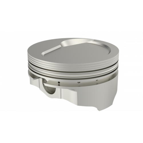 ICON Piston, 4.466 in. Bore, For Chevrolet 502 Rod 6.385 DISH 1V, .004 Oversized, w/ Rings, Each