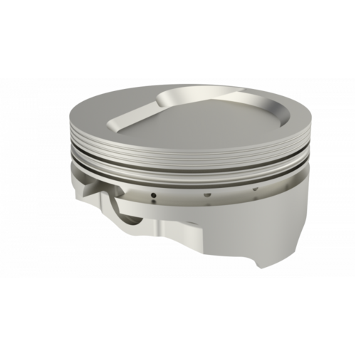 ICON Piston, 4.466 in. Bore, For Chevrolet 540 Rod 6.385 Dish +23cc 1V, .064 Oversized, w/ Rings, Each