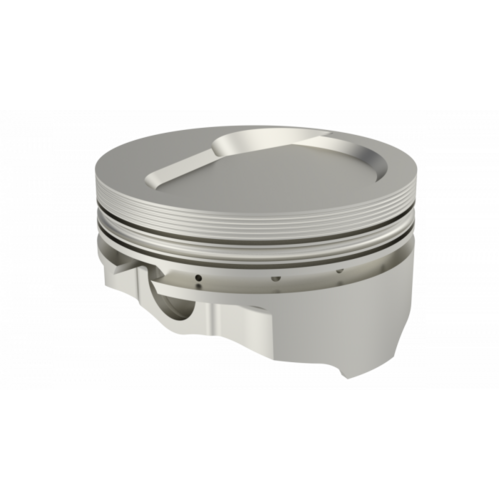 ICON Piston, 4.5 in. Bore, For Chevrolet 572 Rod 6.535 Dish 20cc 1V, .STD Oversized, w/ Rings, Each