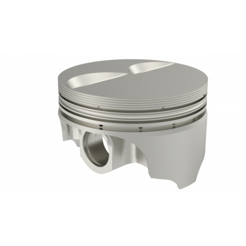 ICON Piston, 3.736 in. Bore, 1.5mm, 1.5mm, 3.0mm in. Ring Grooves, For Chevrolet 305 Rod 5.700 Flat Top +3.37cc 8V, .030 Oversized, w/ Rings, Each