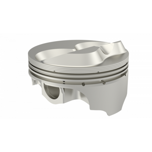 ICON Piston, 4 in. Bore, 1.5mm, 1.5mm, 3.0mm in. Ring Grooves, For Chevrolet 383, Rod 6.000, Sld Dome -11.1cc 2V, .030 Oversized, w/ Rings, Each
