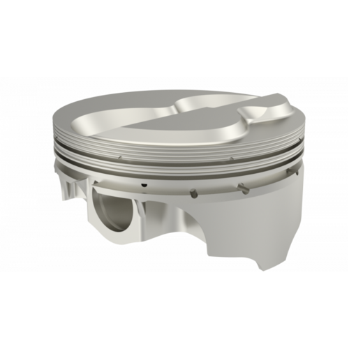 ICON Piston, 4 in. Bore, 1.5mm, 1.5mm, 3.0mm in. Ring Grooves, For Chevrolet 383, Rod 6.000, Sld Dome 2cc 2V, .030 Oversized, w/ Rings, Each