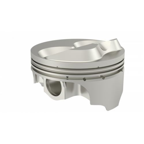 ICON Piston, 4 in. Bore, 1.5mm, 1.5mm, 3.0mm in. Ring Grooves, For Chevrolet 350, Rod 6.000, Solid Dome -11cc 2V, .030 Oversized, w/ Rings, Each