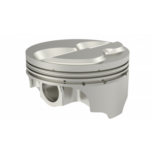 ICON Piston, 4 in. Bore, 1.5mm, 1.5mm, 3.0mm in. Ring Grooves, For Chevrolet 350 Rod 6.000 Solid Dome -2.56cc 2V, .030 Oversized, w/ Rings, Each