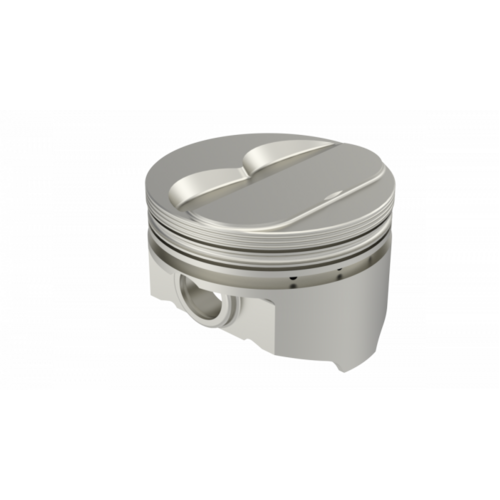 KB Piston, 4 in. Bore, For Chevrolet 383, Rod 5.700, Solid Dome -.5cc 2V, .020 Oversized, w/ Rings, Each