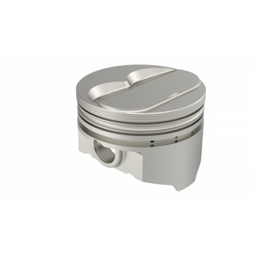 KB Piston, 4 in. Bore, For Chevrolet 350, Rod 5.700, Solid Dome -.5cc 2V, .020 Oversized, w/ Rings, Each