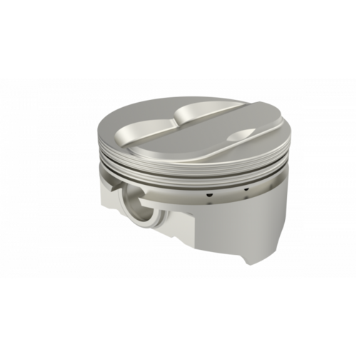 KB Piston, 4 in. Bore, For Chevrolet 383, Rod 6.000, Solid Dome -3.3cc 2V, .STD Oversized, w/ Rings, Each