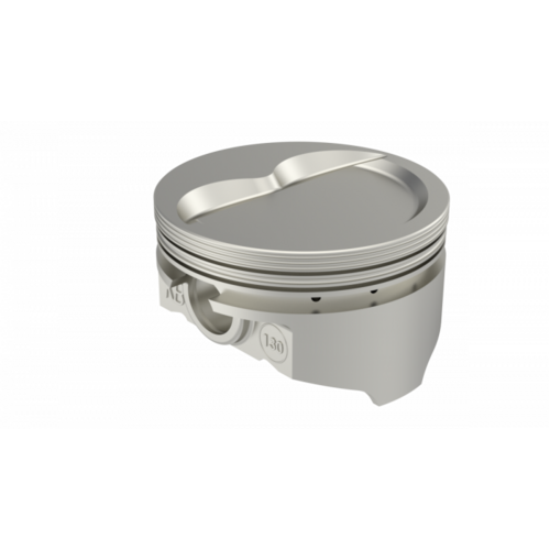 KB Piston, 4.125 in. Bore, For Chevrolet 400, Rod 6.000, D-Cup +18cc 2V, .040 Oversized, w/ Rings, Each
