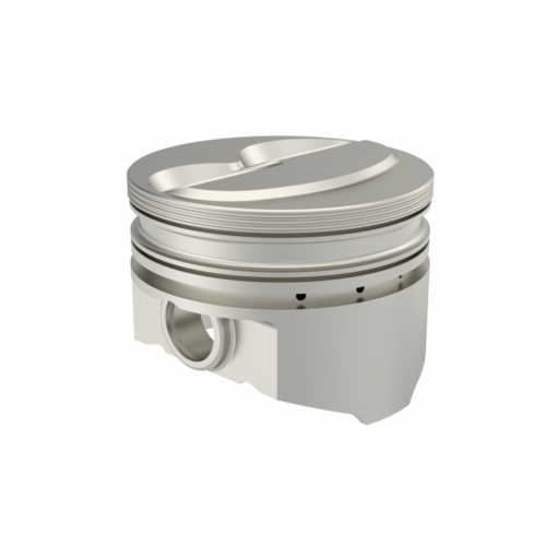 KB Piston, 4 in. Bore, For Ford 351W, Rod 5.778, Solid Dome -1cc 2V, .060 Oversized, w/ Rings, Each
