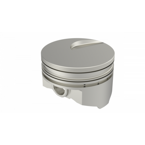KB Piston, 4.36 in. Bore, For Ford 460, Rod 6.605, Flat Top +2.5cc 1V, .020 Oversized, w/ Rings, Each