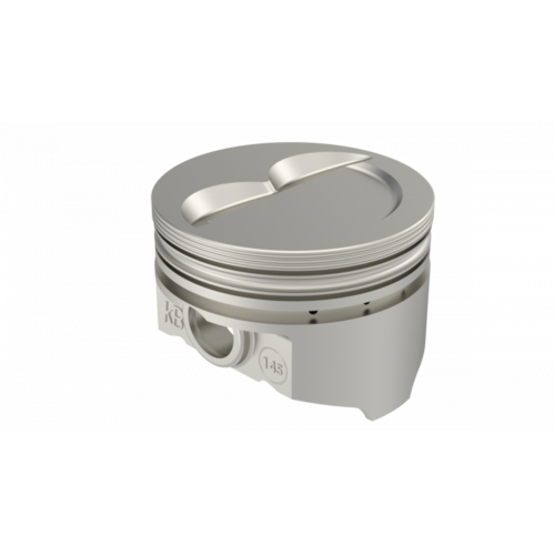 KB Piston, 3.736 in. Bore, For Chevrolet 305, Rod 5.700, D-Cup +1+2cc 2V, .030 Oversized, w/ Rings, Each