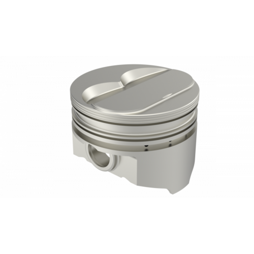 KB Piston, 4 in. Bore, For Chevrolet 327 Rod 5.700 Solid Dome -.5cc 2V, .STD Oversized, w/ Rings, Each