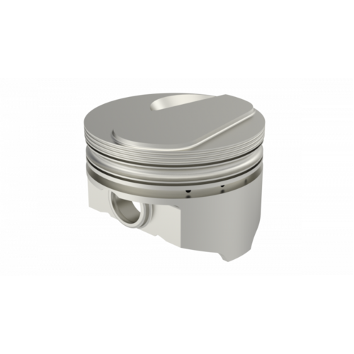 KB Piston, 4.466 in. Bore, For Chevrolet 502 Rod 6.135 Solid Dome, -12cc 1V, .064 Oversized, w/ Rings, Each