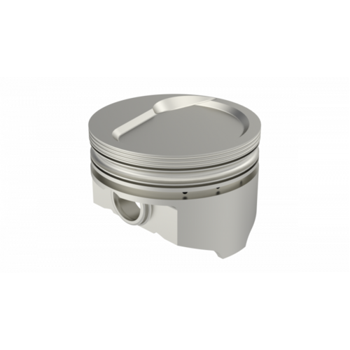 KB Piston, 4.466 in. Bore, For Chevrolet 502 Rod 6.135 D-Cup +19cc 1V, .064 Oversized, w/ Rings, Each