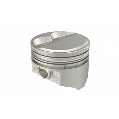 KB Piston, 4 in. Bore, For Chrysler 360 Rod-6.123 Solid Dome -1.2cc 2V, .030 Oversized, w/ Rings, Each