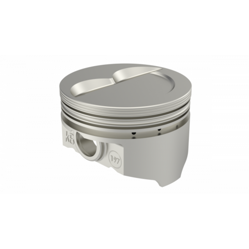 KB Piston, 4 in. Bore, For Chevrolet 383 Rod 5.700, D-Cup +1+2cc 2V, .STD Oversized, w/ Rings, Each