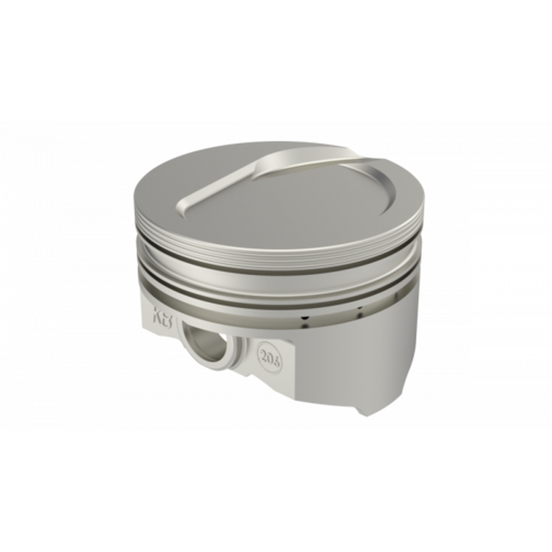 KB Piston, 4.36 in. Bore, For Ford 460, Rod 6.605, D-Cup +15cc 1V, .030 Oversized, w/ Rings, Each