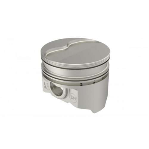 KB Piston, 3.445 in. Bore, For Chrysler 2.2L Rod 5.945 Flat Top +5cc 2V, .1.5MM Oversized, w/ Rings, Each