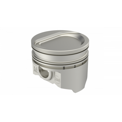 KB Piston, 3.445 in. Bore, For Chrysler 2.2L Rod 5.945 D-Cup +18cc 2V, .1.0MM Oversized, w/ Rings, Each